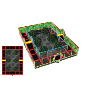 Parc de trampolines intérieur avec filet de sécurité, équipement de jeux souples pour enfants et adultes, lit de saut souple pour parc d'attractions - Product Image 6