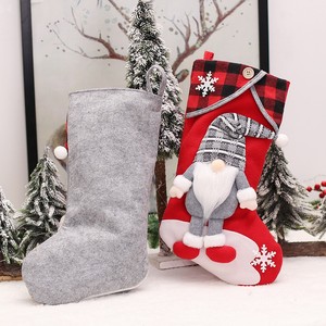 Figure tridimensionnelle sans visage père bas de Noël décoration d'arbre de Noël cadeau de vacances pour enfants sac de friandises - Product Image 4