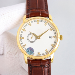 Reloj de Pulsera de Lujo Minimalista Clásico para Mujer, Caja de Acero Inoxidable, Correa de Cuero Genuino, Reloj de Negocios de Alta Gama - Product Image 1