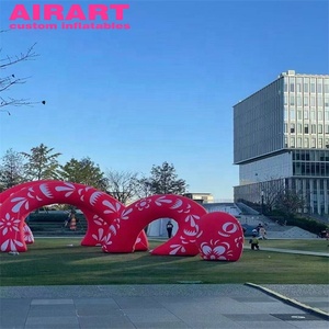 <span class=keywords><strong>2025</strong></span> năm bên ngoài Công viên nghệ thuật trang trí <span class=keywords><strong>Inflatable</strong></span> con rắn màu đỏ, <span class=keywords><strong>Inflatable</strong></span> dễ thương con rắn linh vật bóng để bán - Product Image 2