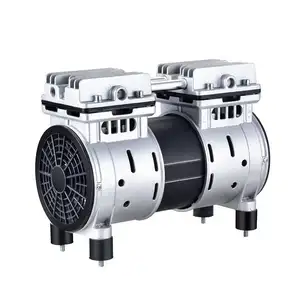 Industry Home Use Ac Motor Silent Oil Free Vacuum Pump Piston Car Portable Electric Pump Air Compressor