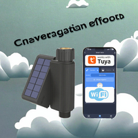 Nouvelle Vanne Intelligente Solaire Tuya Modèle WL-ZDF01T pour Jardin Domestique avec Minuteur Intelligent et Débitmètre – Installation Facile en ABS