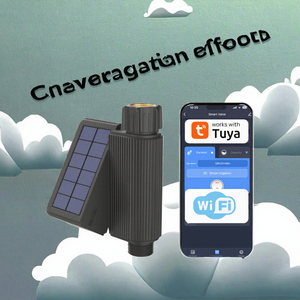 Nueva Válvula de Agua Inteligente <span class=keywords><strong>Solar</strong></span> Tuya Modelo WL-ZDF01T para Jardín y Hogar, Temporizador Inteligente, Medidor de Flujo, Fácil Instalación, ABS - Product Image 3