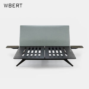 WBERT Lit italien double Queen de 1.8m Lit en cuir de luxe minimaliste Petit appartement en bois Chambre à coucher principale Mariage 1.5m Maison - Product Image 4