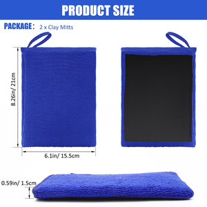 Guante de Arcilla Ultra Azul para Detallado de Coches, Guante de Lavado de Arcilla - Product Image 2