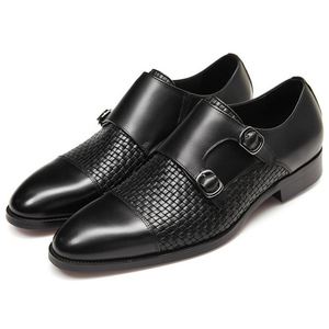 Chaussures habillées en cuir marron classiques rétro de qualité supérieure pour hommes, à bout pointu et lacets, idéales pour les affaires - Product Image 6