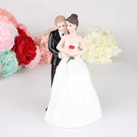 Patung Resin Poliester Buatan Tangan dan Dilukis Tangan, Pasangan Menari Seksi di Piramida, Hiasan Kue Pernikahan, untuk Dekorasi dan Hadiah Pernikahan