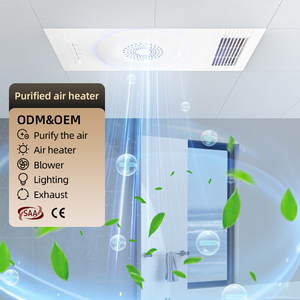 Calentador de Baño Portátil SAA CE con Cable de Calefacción, Iluminación LED y Ventilador sin Aspas - Product Image 1