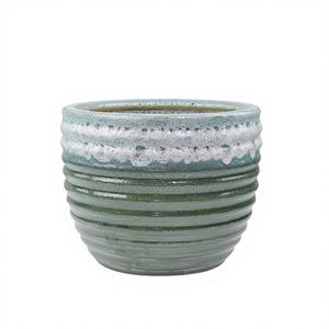 Vente en gros de pots en céramique écologiques à prix abordable, très demandés, avec trou de drainage et finition émaillée pour la décoration de jardin et de maison, prix d'usine - Product Image 1