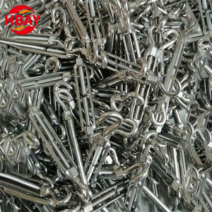 Nhiệm vụ nặng nề chúng tôi loại turnbuckle Mở kích thước cơ thể <span class=keywords><strong>din1480</strong></span> gian lận phần cứng với móc mắt làm bằng thép - Product Image 2