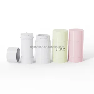 2oz Empty Gel Round Refillable Deodorant Stick Container 50ml 70ml Twist Tube Packaging Mono-pcr Deodorant Stick