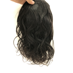 FYD Coda di Cavallo con Laccetto, Extension di <span class=keywords><strong>Capelli</strong></span> Umani Malesi 100%, Ondulati e Lisci, Afro Kinky Curly, <span class=keywords><strong>Ricci</strong></span> Remy, Colore Naturale - Product Image 2