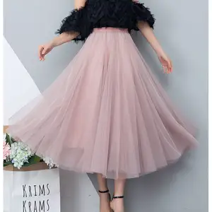 Wholesale Women's High Waist Fashionable Dresses Popular Extra Long Skirts For Enhance Temperament And Improve Body Shape