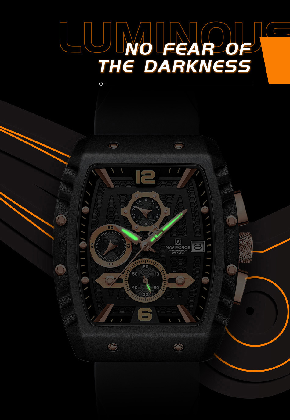 NAVIFORCE 8025 Men's Watch - Fashionable & Functional