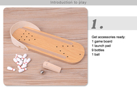 Simplee — jeu de table en bois pour enfants, de bureau, pour été et intérieur