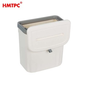 HMTPC Wall Mounted Trash Can 10L With Lid Kitchen Cabinet Door <b>Storage</b> <b>Bin</b> For Waste Recycling - Product Image 4