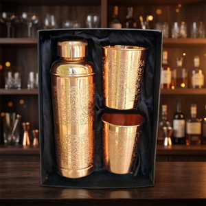 Idées cadeaux : Coffrets de bouteilles d'eau isothermes en cuivre certifiées écologiques, designs personnalisables, qualité supérieure, 500 ml - Product Image 6
