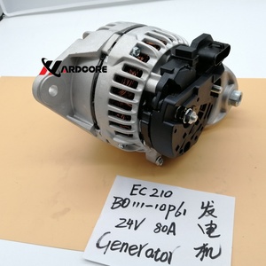 Alternateur 24V 80A 10PK pour excavatrice EC210 EC290, moteur diesel D7D D7E, VOE20763576 20763576 - Product Image 3