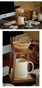 핸드메이드 드립 스탠드 선물용 대나무 필터 거치대 커피 브루잉 주방용 원목 커피 필터 홀더 - Product Image 3