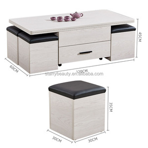 โต๊ะอาหารอเนกประสงค์ปรับระดับได้ รุ่น Lift up Smart Coffee B01 โต๊ะยกได้ B01 - Product Image 1