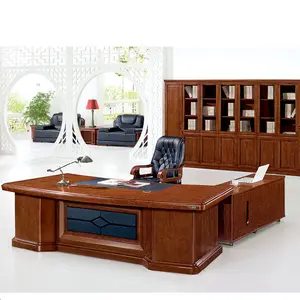 Yüksek son ofis mobilyaları uzun boylu insanlar için ofis mobilya seti için patron yönetici masası