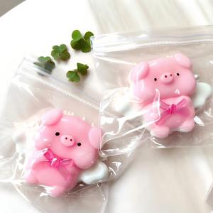 <span class=keywords><strong>Cerdito</strong></span> Rosa Adorable con Alas, Juguete Blandito de TPR de Rebote Rápido, Juguete Antiestrés para Oficina, Hogar, Niños y Adultos - Product Image 3