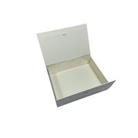 Boîte rigide beige personnalisée avec couvercle et base pour emballage cadeau, avec insert et logo en feuille d'or ou d'argent, personnalisation de la couleur possible