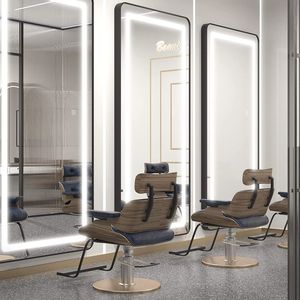 Salone Stand up corpo Dressing pavimento a tutta lunghezza specchio con luce Led specchio - Product Image 2