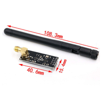 Module de transmission sans fil NRF24L01+PA+LNA longue portée de 1100 mètres, module de transmission et de réception avec antenne