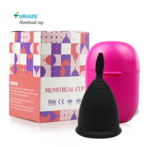 Factory Price Medical Grade Silicone Reusable Menstrual Cup For Monthly Period