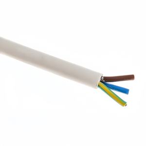 H05VV-F de cordon isolé PVC 3x1 mm² Câble <span class=keywords><strong>électrique</strong></span> PVC flexible harmonisé <span class=keywords><strong>3G1</strong></span> Cuivre Blanc - Product Image 2