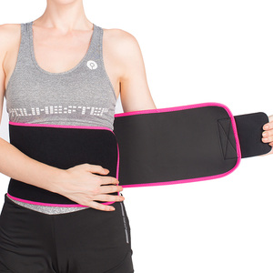 Sabuk pemangkas pelangsing pinggang, sabuk pembungkus Fitness Sauna penurun berat badan, bisa disesuaikan untuk pria wanita - Product Image 2