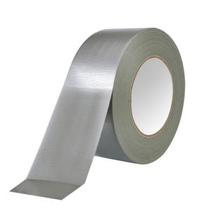 Ruban adhésif en tissu de bordure de <span class=keywords><strong>tapis</strong></span> résistant à l'eau <span class=keywords><strong>gris</strong></span> argenté, ruban adhésif en caoutchouc simple à chaud pour l'emballage des marchandises - Product Image 2