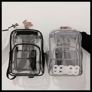 Custom <b>Clear</b> Pvc Backpack <b>Clear</b> <b>Plastic</b> <b>Bag</b> <b>Clear</b> Backpack Transparent Backpack - Product Image 2