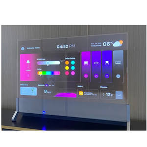 Écran <span class=keywords><strong>OLED</strong></span> numérique de type bureau, téléviseur <span class=keywords><strong>OLED</strong></span> intelligent de 55 pouces, écran <span class=keywords><strong>OLED</strong></span> transparent <span class=keywords><strong>4K</strong></span>, écran tactile ultra fin, affichage publicitaire 3D - Product Image 3