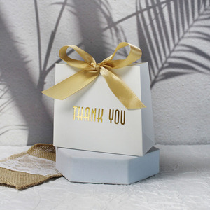 Luxury Gold Foil Logo Jewelry Cosmetics Packaging Paper Shopping Bag Custom <b>Wedding</b> Thank You Gift Bag with Ribbon Bowknot - Product Image 3