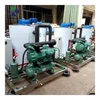Máquina para Hacer Hielo en Escamas, Eléctrica, Industrial, con Refrigerador y Congelador Integrados