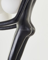 Lampadaire LED E27 de luxe moderne nordique, sculpture artistique créative en résine, statue humaine, grand modèle pour hôtel et salon