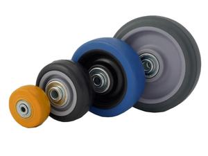 Fabrik Großhandel Hochwertige NUR Räder 35mm-125mm Schwarz Grau PU PP Rollen Anpassbare OEM-Unterstützung Made in <span class=keywords><strong>China</strong></span> - Product Image 3