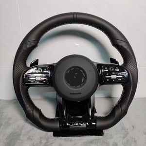 <span class=keywords><strong>Volant</strong></span> en fibre de carbone pour Mercedes Benz <span class=keywords><strong>AMG</strong></span> GLC GLE 450 <span class=keywords><strong>A45</strong></span> C43 C63 C450 S63 E63 W205 W213 W222 A250 C E S G Class Gla - Product Image 4
