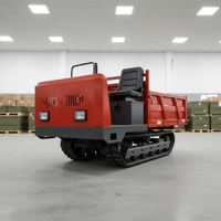 Camion benne sur chenilles diesel tout-terrain de 2 tonnes, grande capacité, haute qualité, certifié