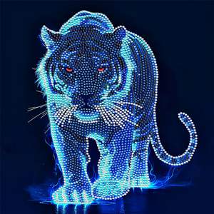 DIY sala de estar lienzo pared arte diamante pintura Animal gato diamante pintura - Product Image 6