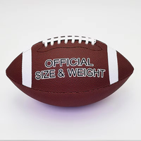 Les fabricants de ballons de rugby vendent du cuir composite PU de haute qualité pour le jeu, taille 9, taille officielle pour le rugby américain