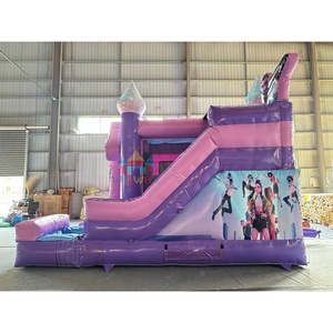 Castillo inflable comercial K-Pop Demon Combo Hunter con tobogán de agua para fiestas de cumpleaños en el patio trasero - Product Image 5