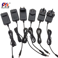 Adaptador de Corriente Universal de Viaje de 12V 1AMP 12W con Enchufes EU, US, UK y AR, Adaptador de Corriente Conmutada de Pared Personalizado para Lámparas LED de Tira