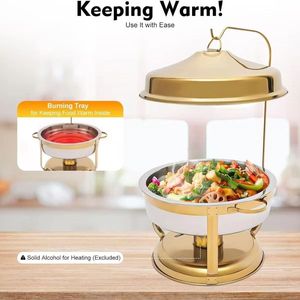 Professioneller Faltbarer Tragbarer Edelstahl-Buffetofen Brennstoffhalter Automatische Temperaturregelung 20L Kapazität für Outdoor - Product Image 3