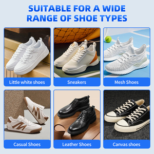 थोक 200 मिलीलीटर कस्टम जूता सफेदी त्वरित साफ दाग हटाने वाली स्नीकर सफाई फोम स्पोर्ट्स सफेद जूते क्लीनर - Product Image 5