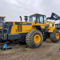 Haute qualité Japonais d'origine utilisé Komatsu WA470-6 chargeuse sur pneus
