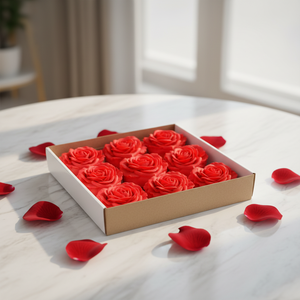 AM-SPHA06 Ammy - Caja <span class=keywords><strong>de</strong></span> 9 Piezas <span class=keywords><strong>de</strong></span> Cabezas <span class=keywords><strong>de</strong></span> Jabón en Forma <span class=keywords><strong>de</strong></span> Rosa <span class=keywords><strong>de</strong></span> 10 cm, Material para Manualidades, Ramo <span class=keywords><strong>de</strong></span> San Valentín - Product Image 4