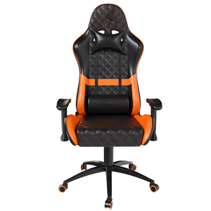 <span class=keywords><strong>Chaise</strong></span> de jeu pour ordinateur PC, <span class=keywords><strong>chaise</strong></span> de jeu pivotante inclinable en cuir durable, confortable et rembourrée, idéale pour les e-sports et les compétitions de jeu - Product Image 2